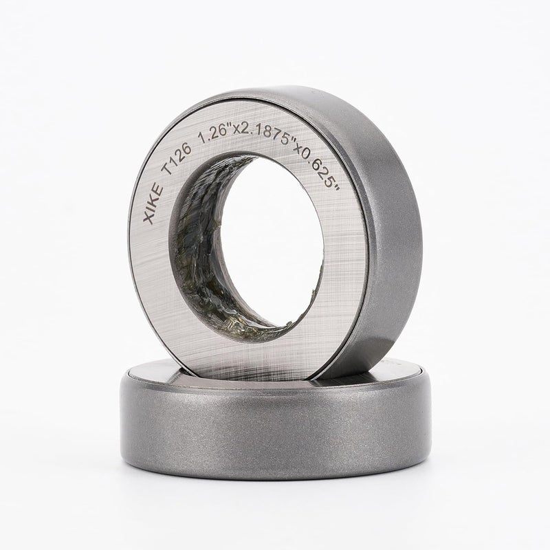 Xike 2Pcs T126 Thrust Ball Bearings, 1.26" ID x 2.1875" OD x 0.625" Wide, for a Variety of Drivelines and Rotating Equipment - Image 2